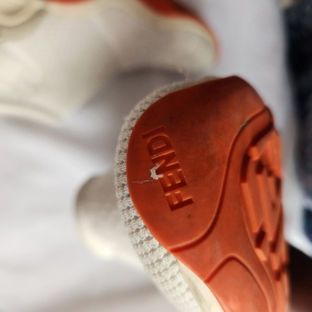 Fendi FFluid Sneakers Mid-Top High-Tech Jacquard - Picture 7 of 16